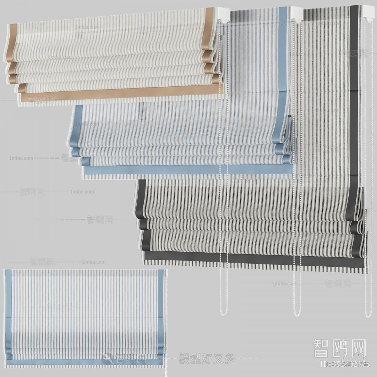 Modern Roman Curtain