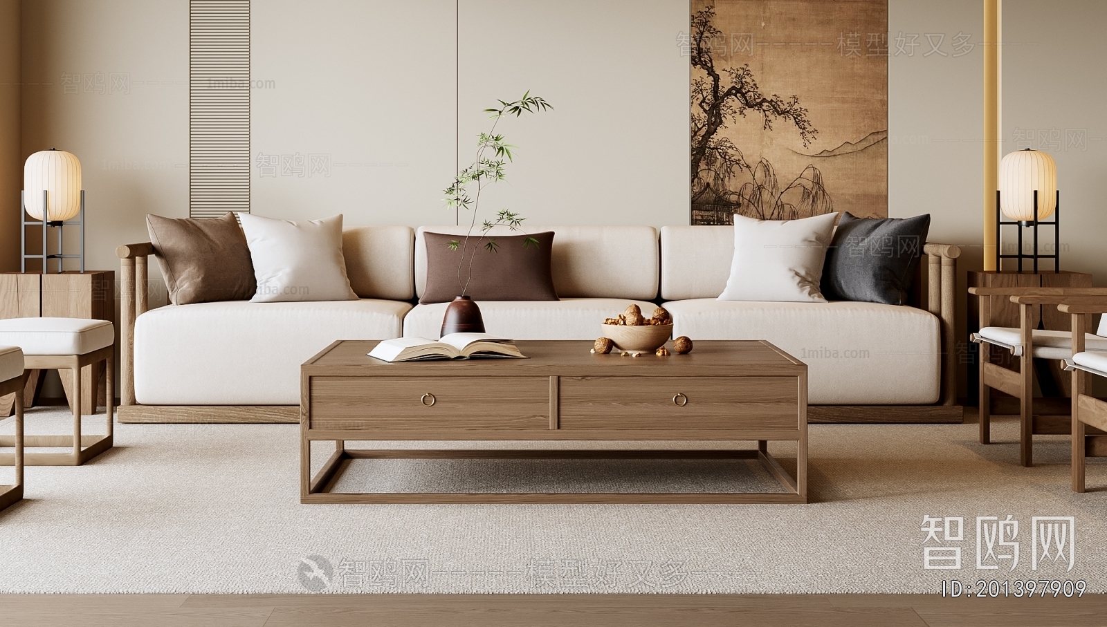 New Chinese Style Coffee Table