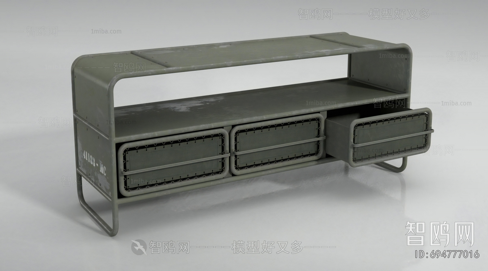 Industrial Style TV Cabinet