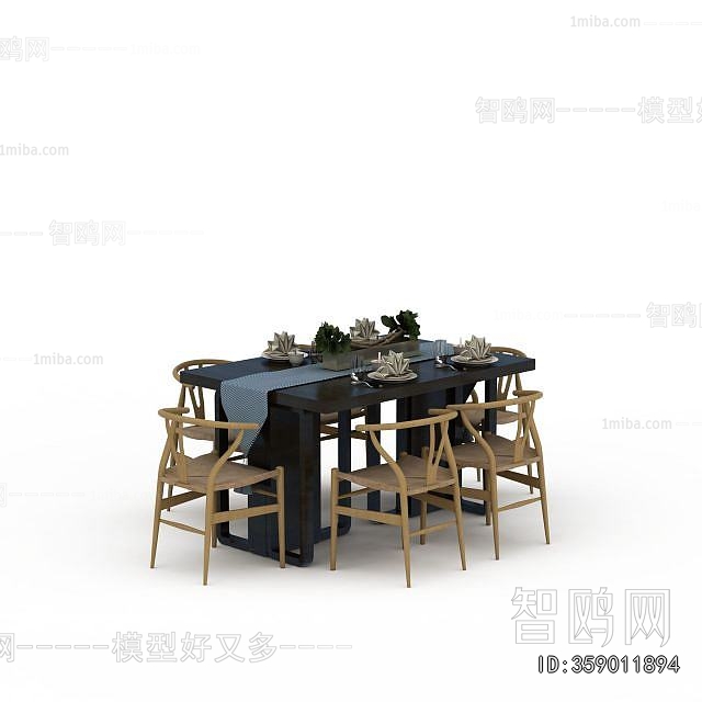 New Chinese Style Dining Table And Chairs