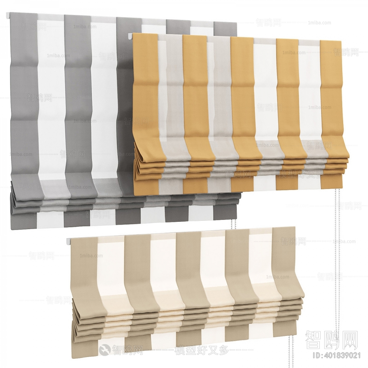 Modern Roman Curtain