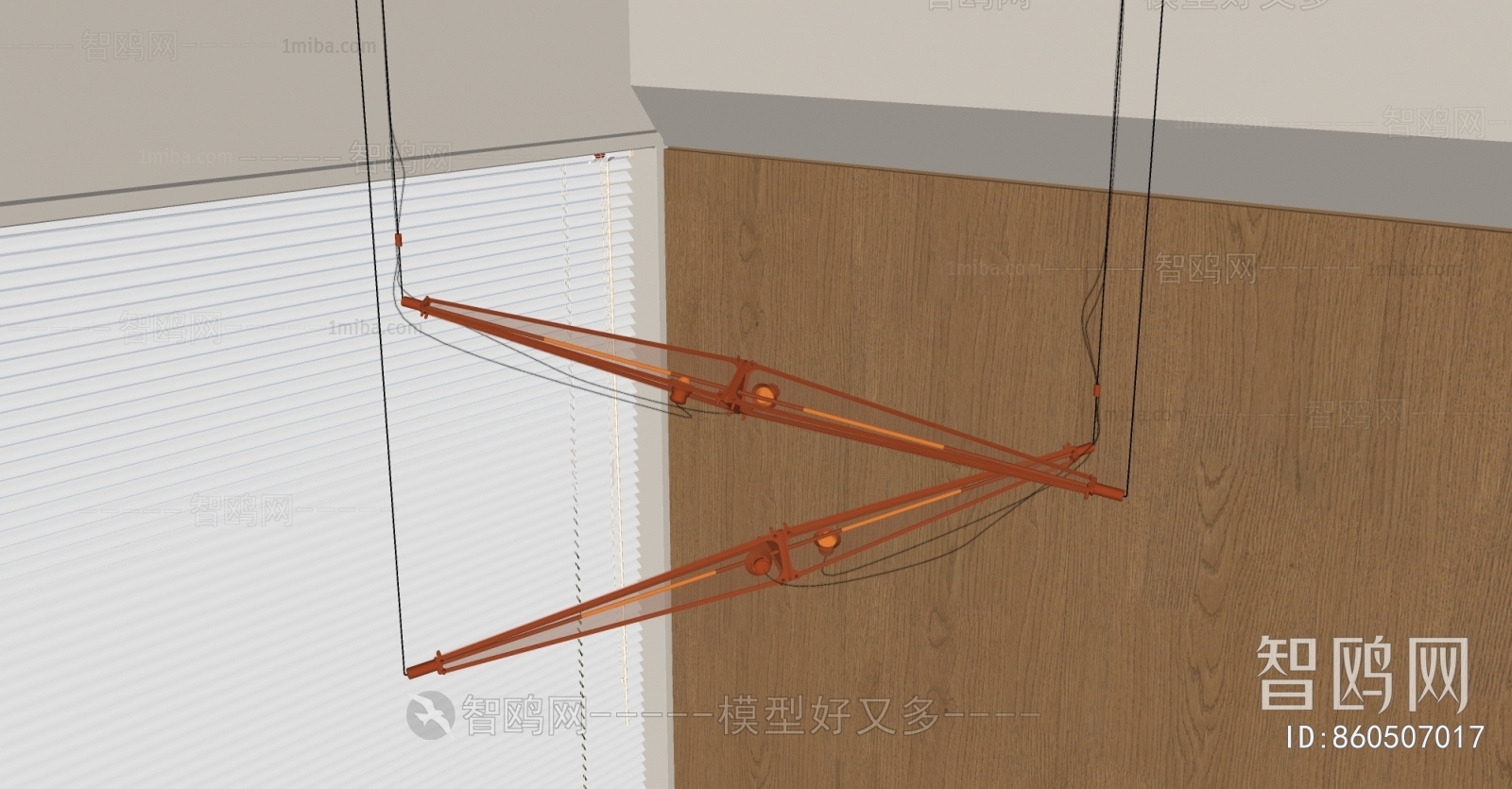 Modern Long Chandelier