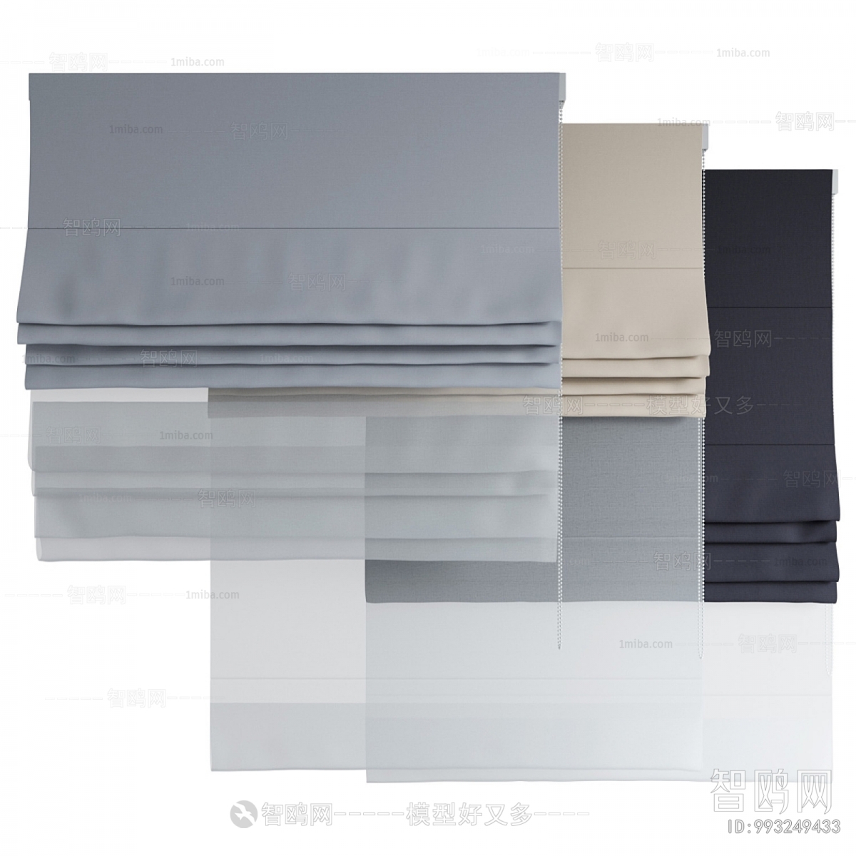 Modern Roman Curtain