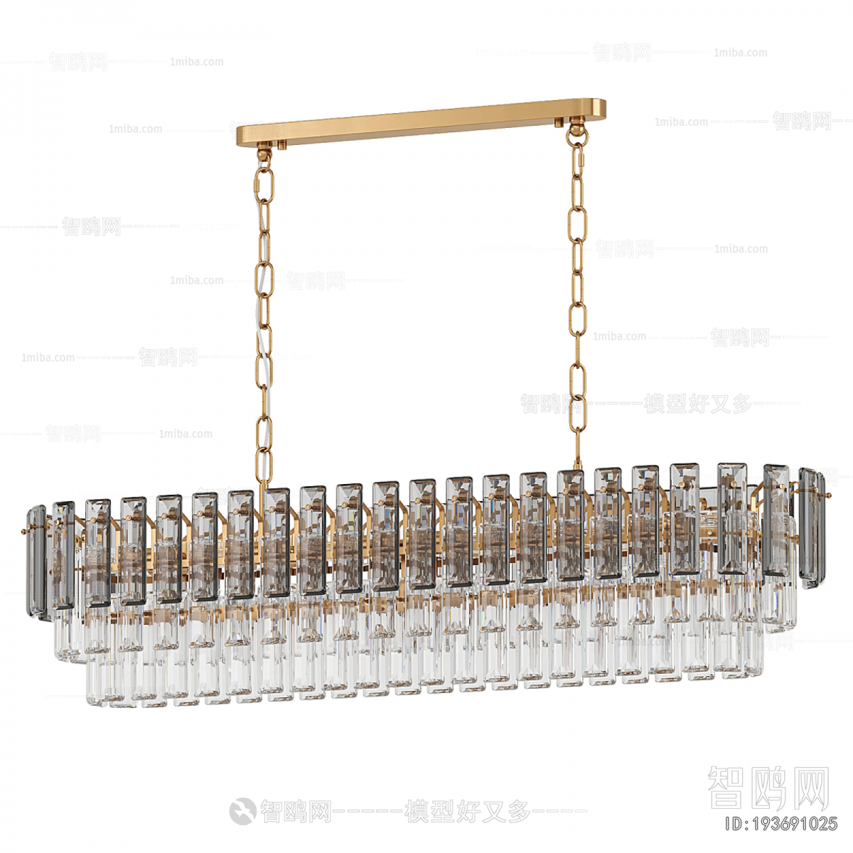 Modern Long Chandelier