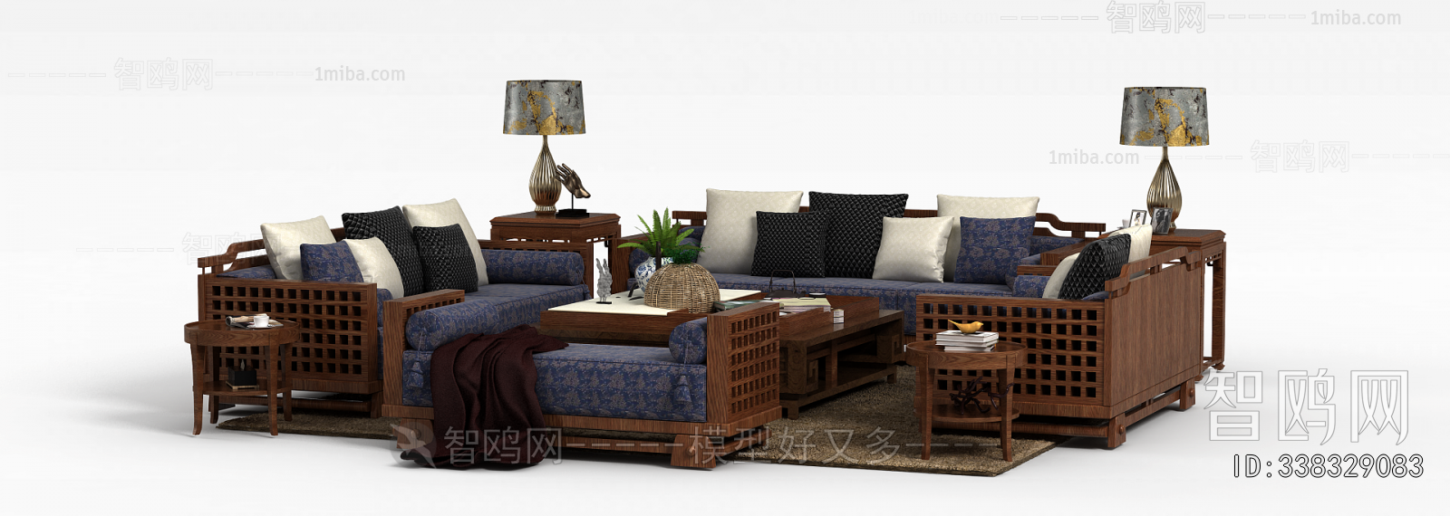 Chinese Style Sofa Combination