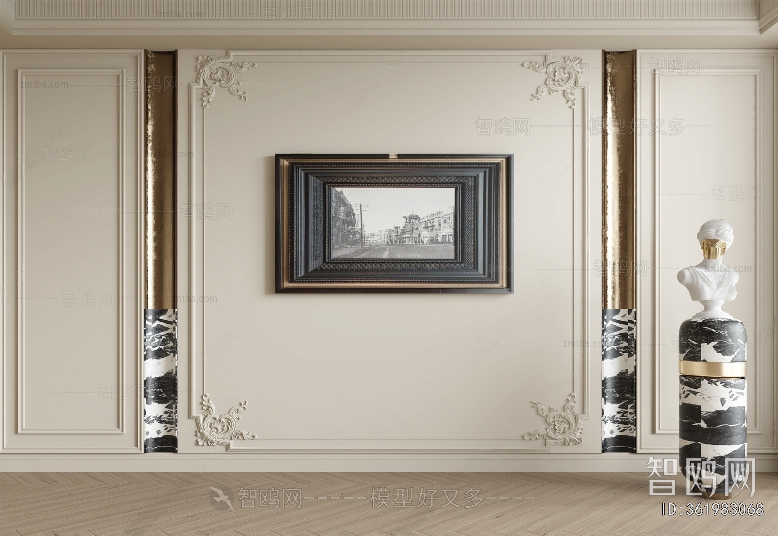 French Style TV Wall