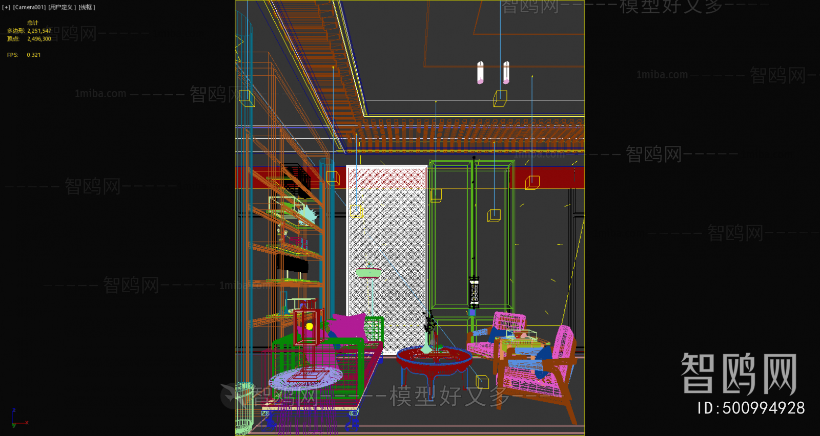 New Chinese Style A Living Room