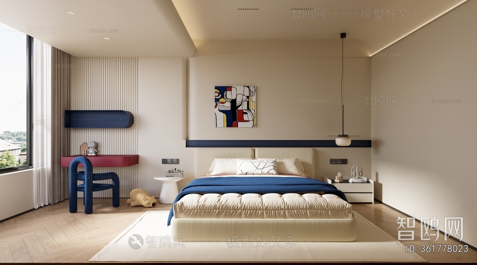 Modern Boy's Room And Son's Room