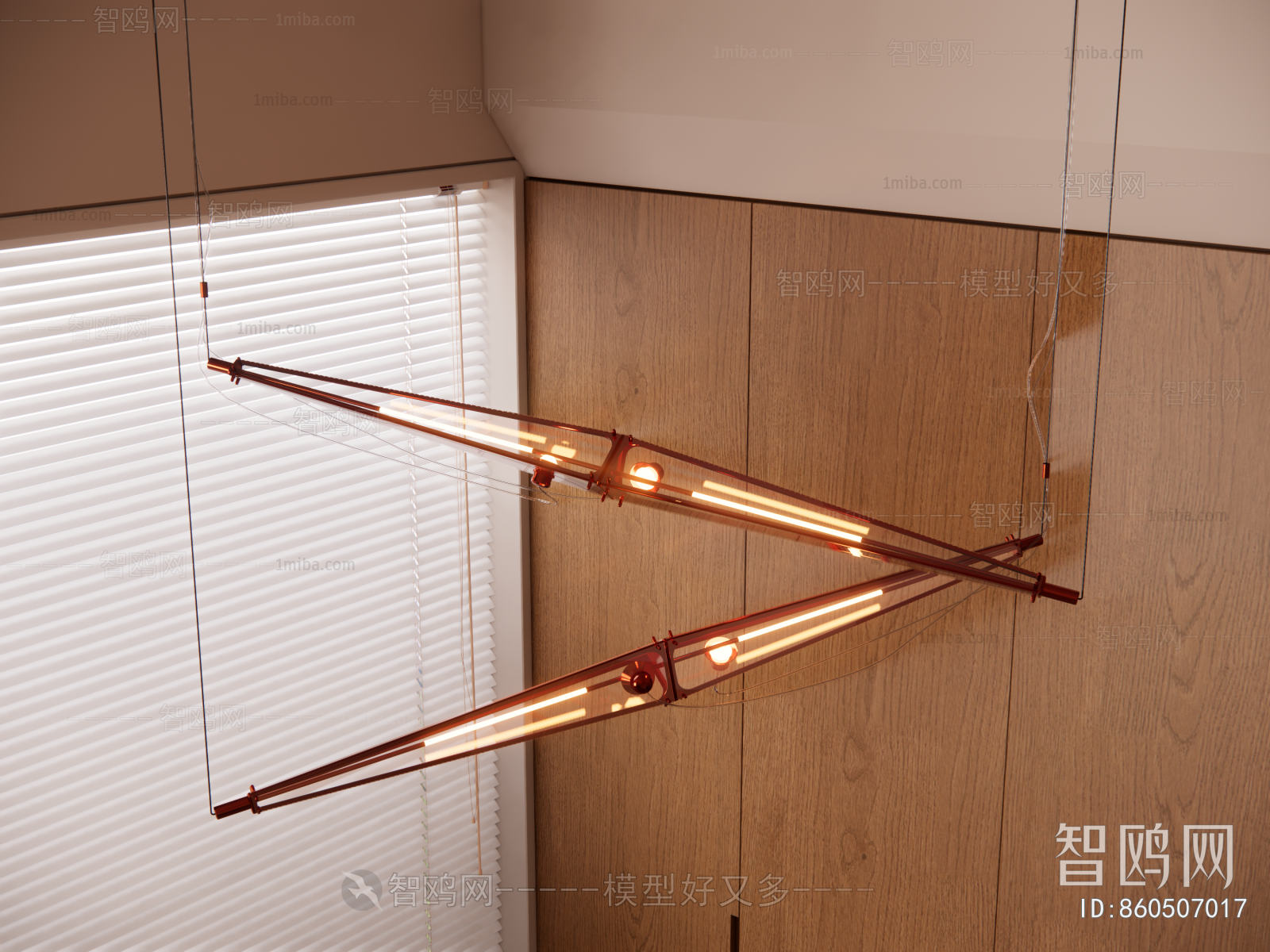 Modern Long Chandelier