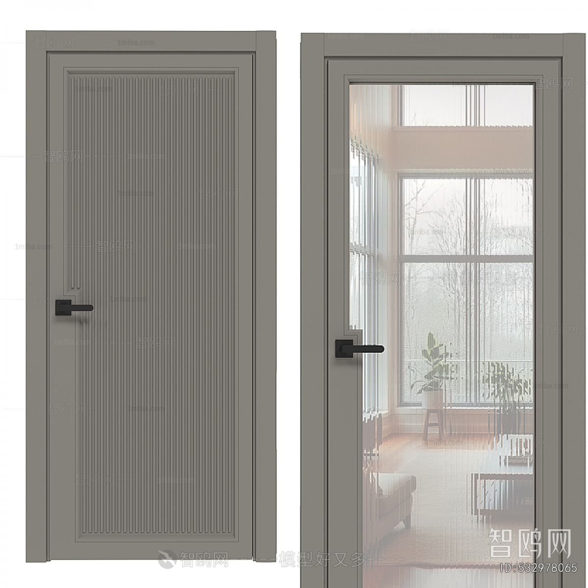 Modern Single Door