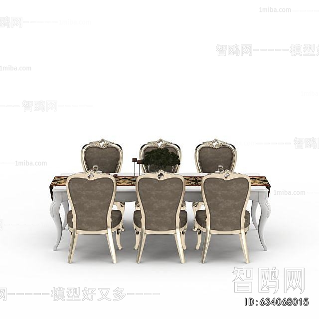 European Style Dining Table And Chairs