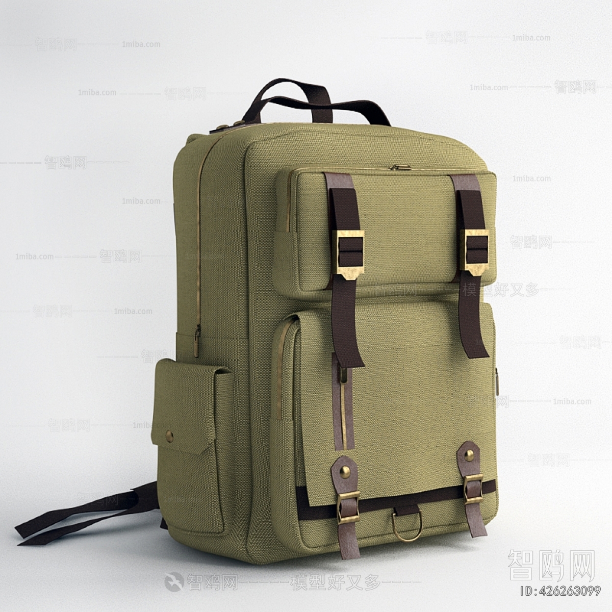 Modern Backpack And Backpack