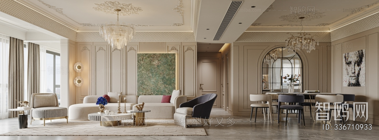 French Style A Living Room