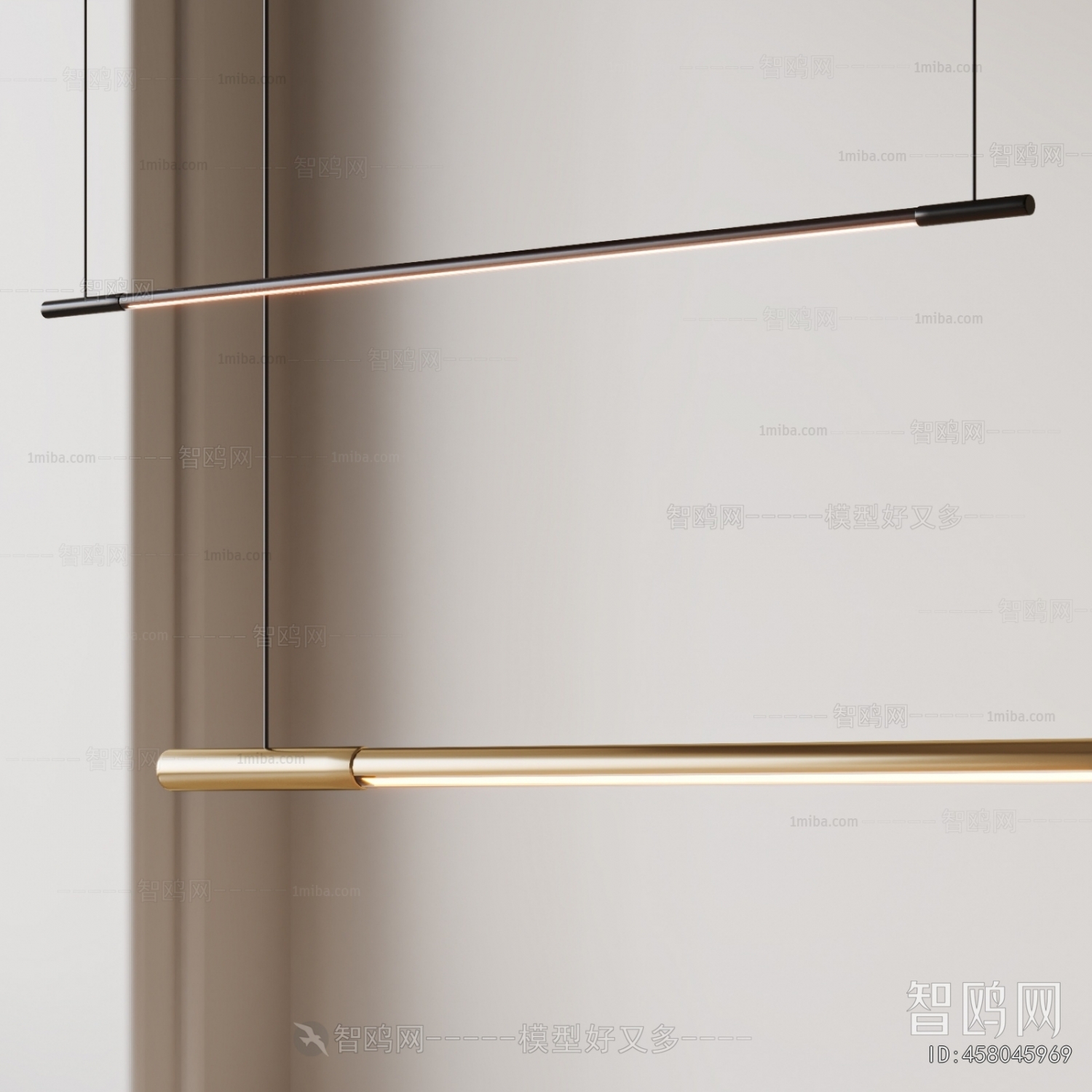 Modern Long Chandelier