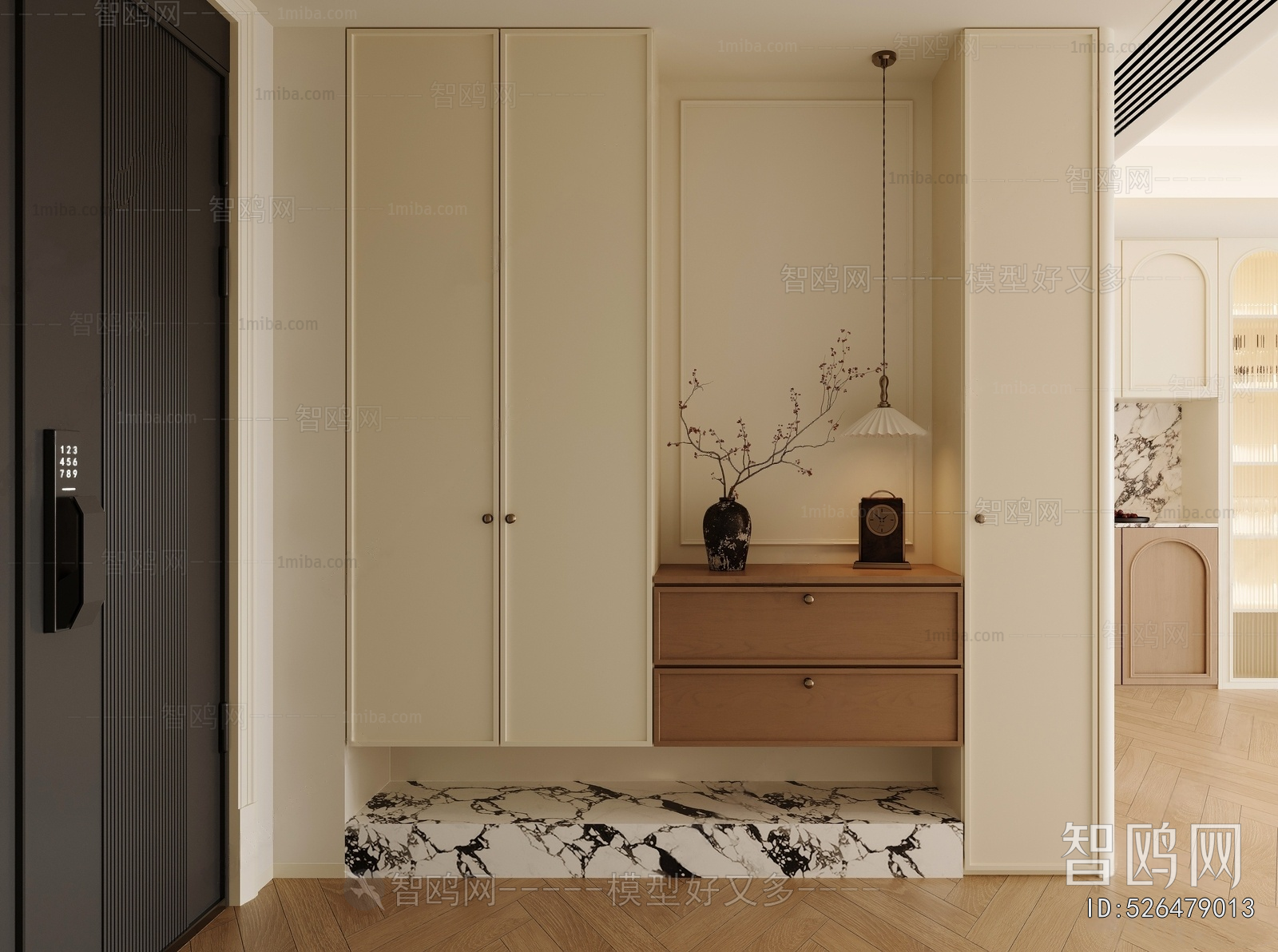 French Style Shoe Cabinet