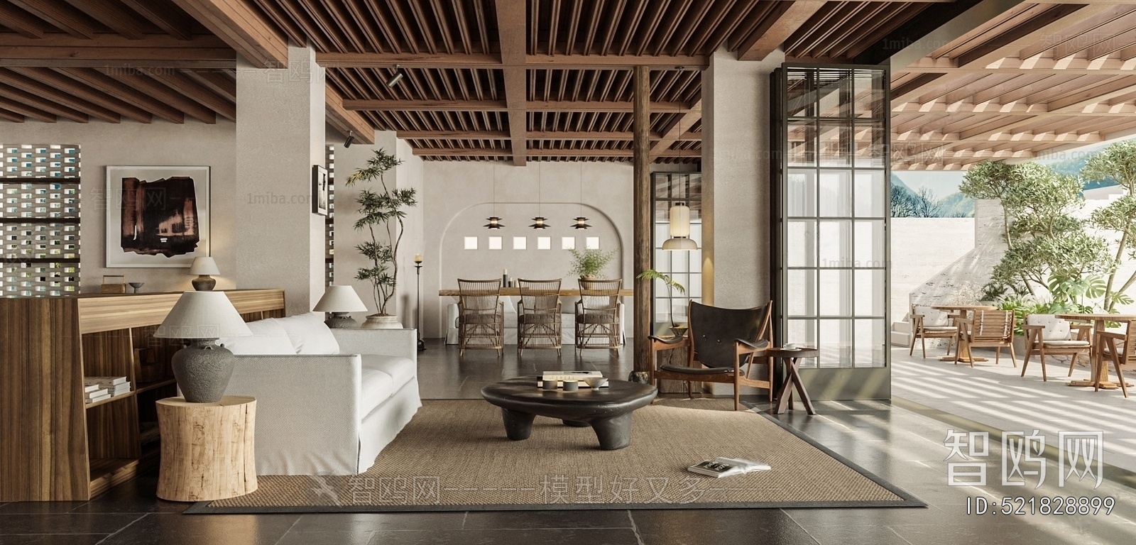 Wabi-sabi Style Restaurant