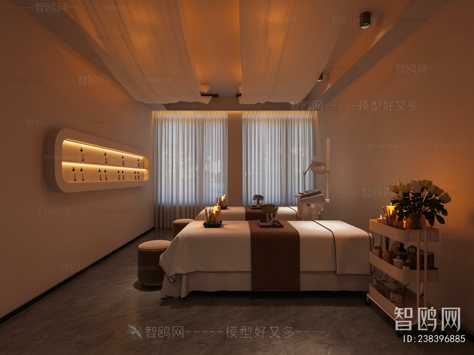 Wabi-sabi Style Beauty Salon