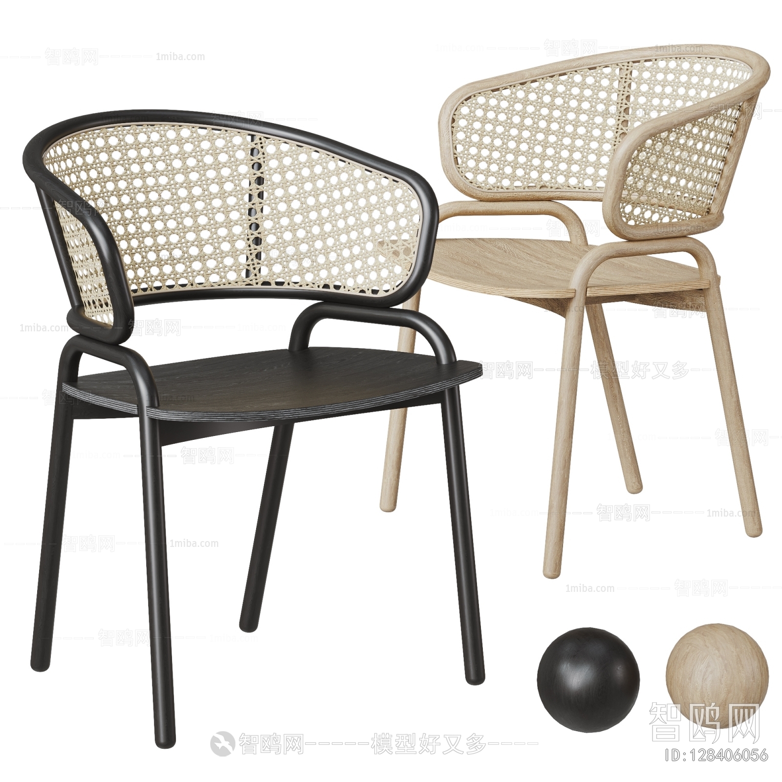 Wabi-sabi Style Lounge Chair