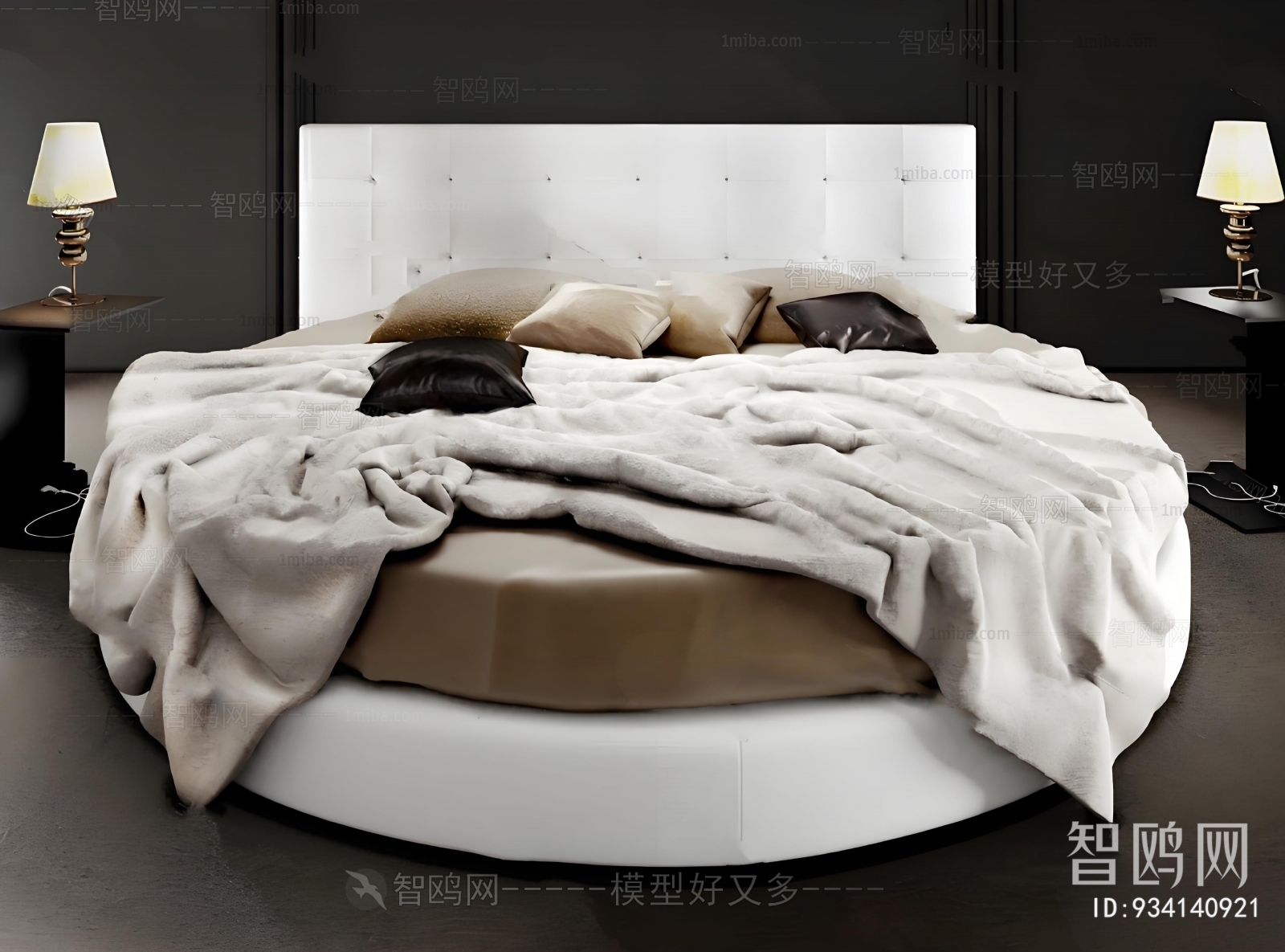 Modern Round Bed