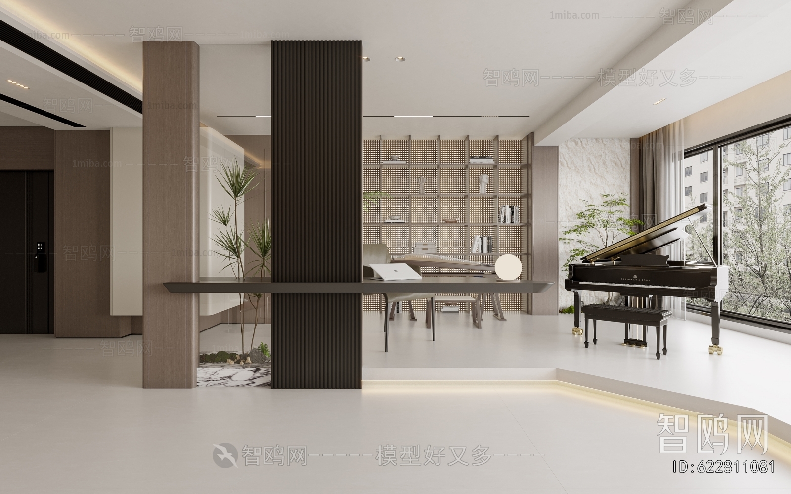 Modern Piano Room
