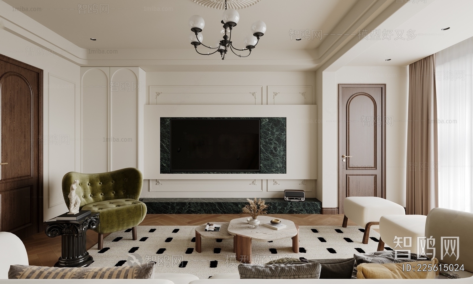 French Style A Living Room