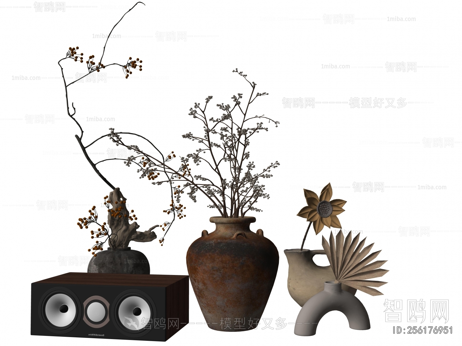 Wabi-sabi Style Dried Branch