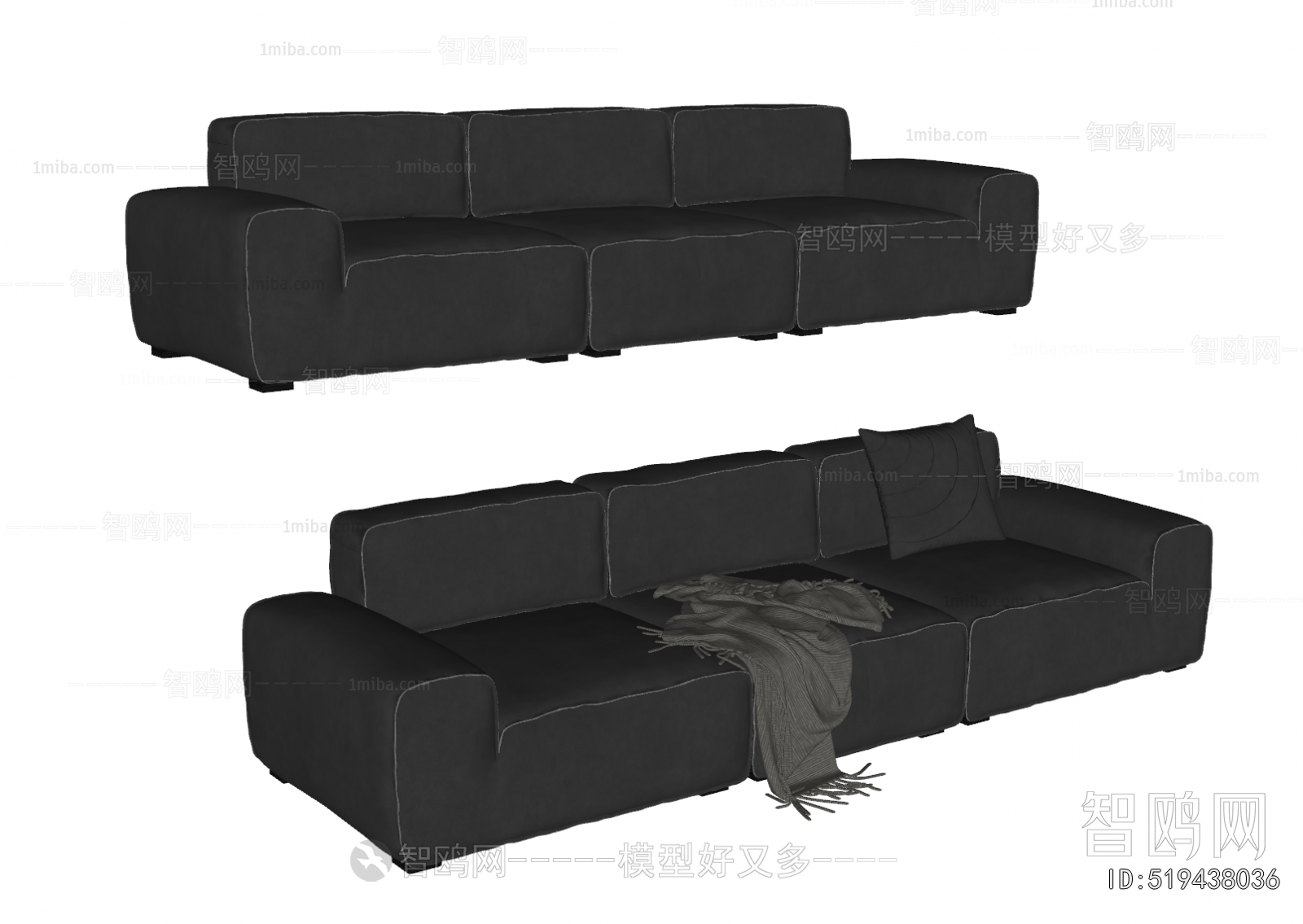 Modern Three-seat Sofa