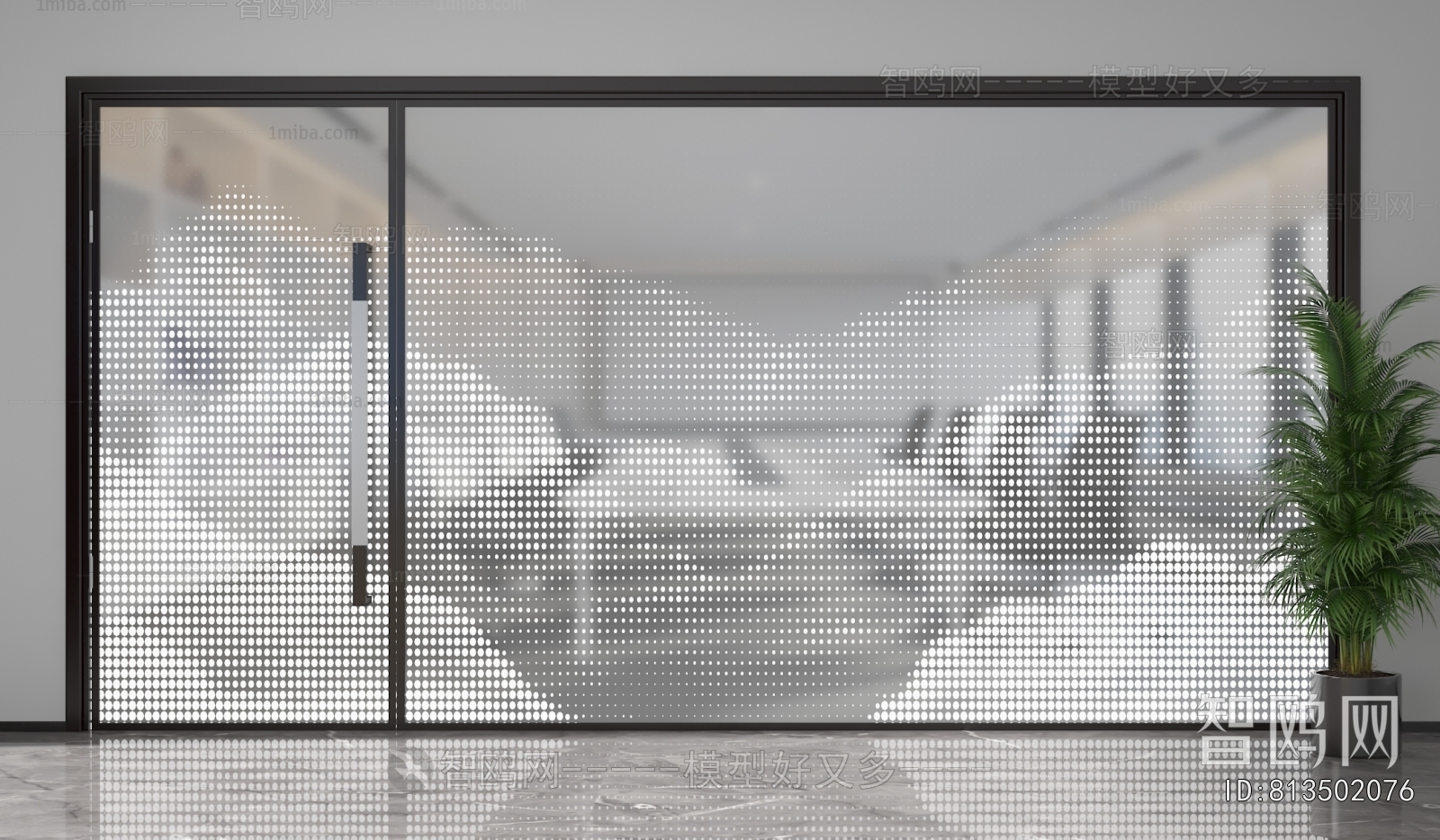 Modern Glass Screen Partition