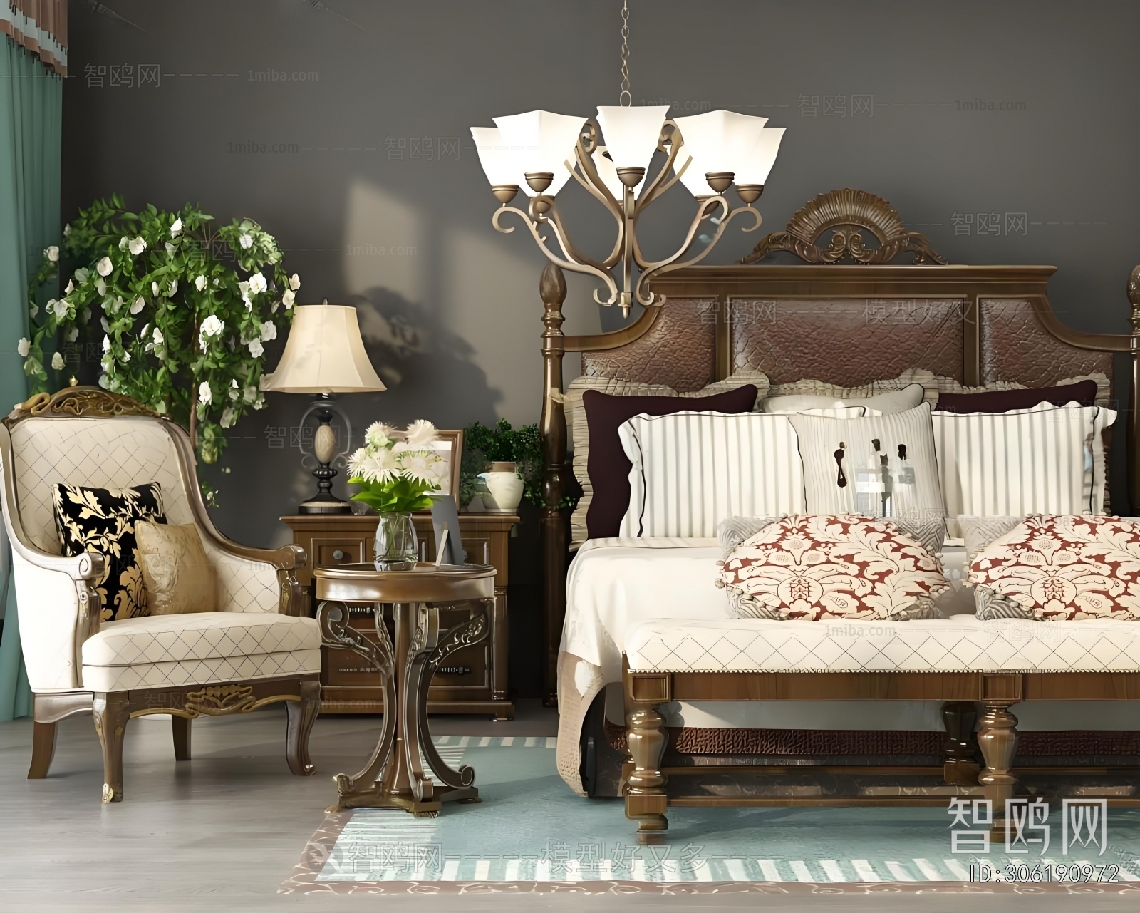 American Style Double Bed