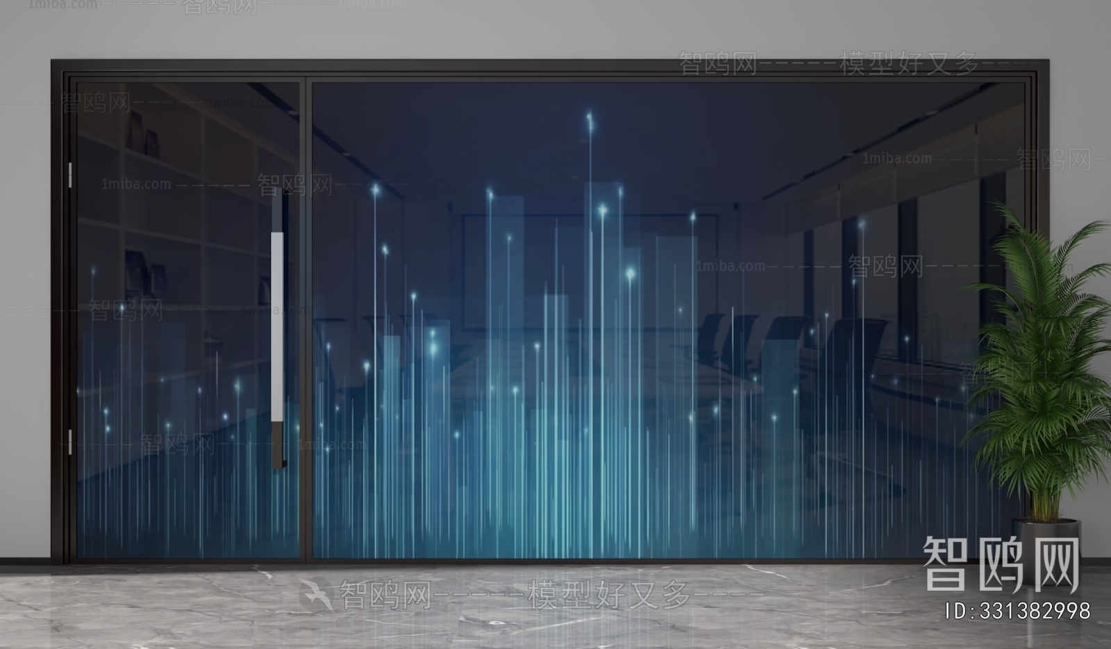 Modern Glass Screen Partition