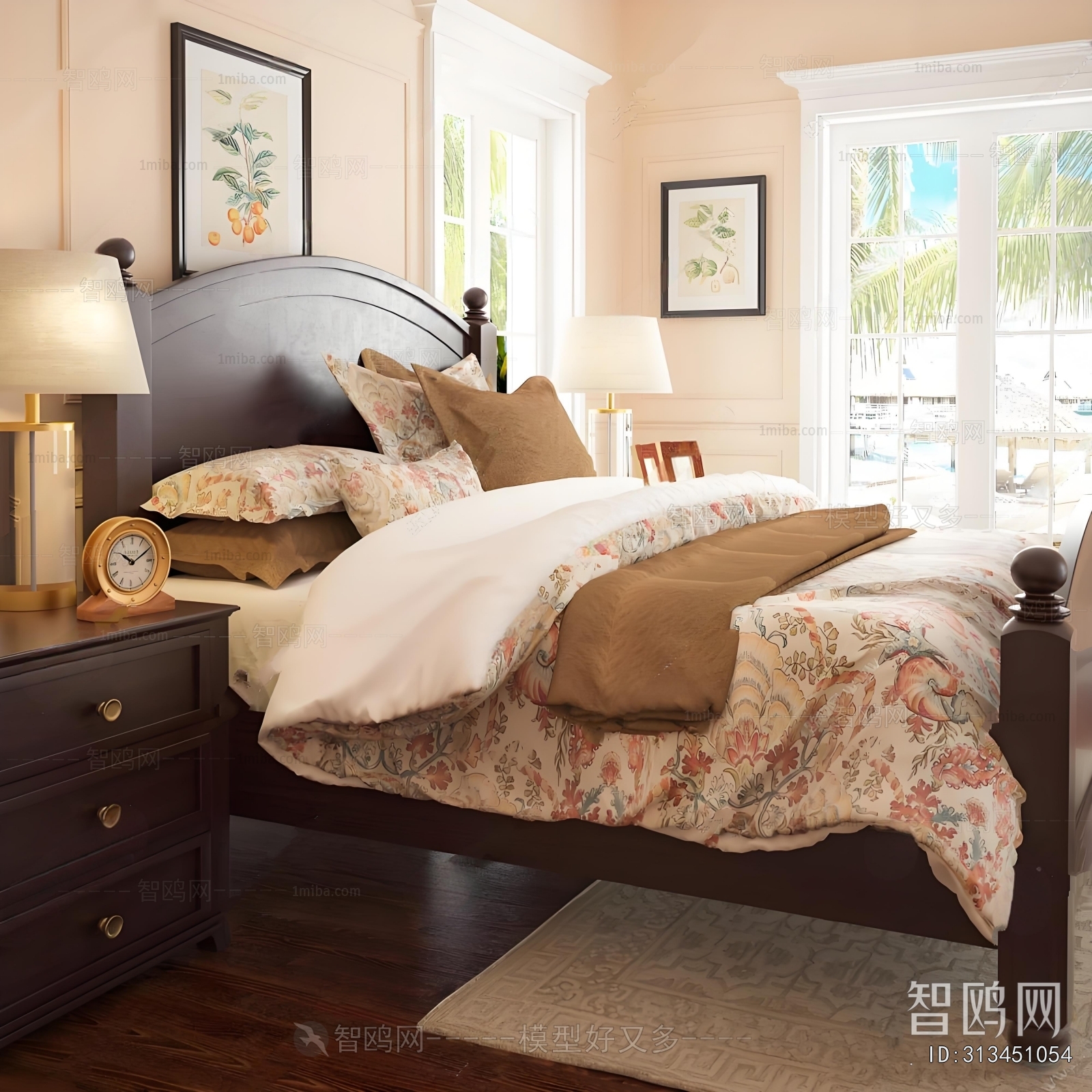 American Style Double Bed