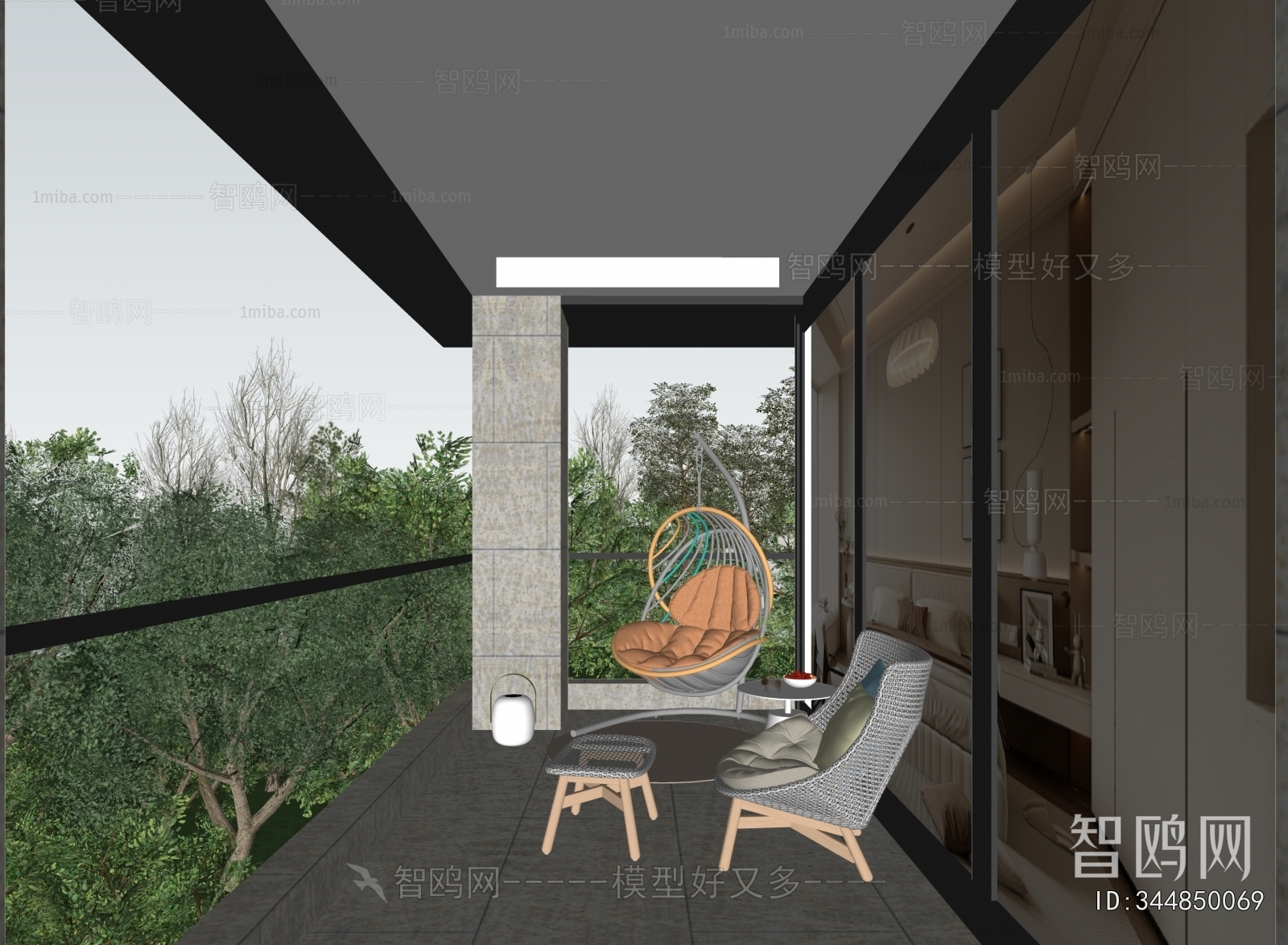 Modern Leisure Balcony