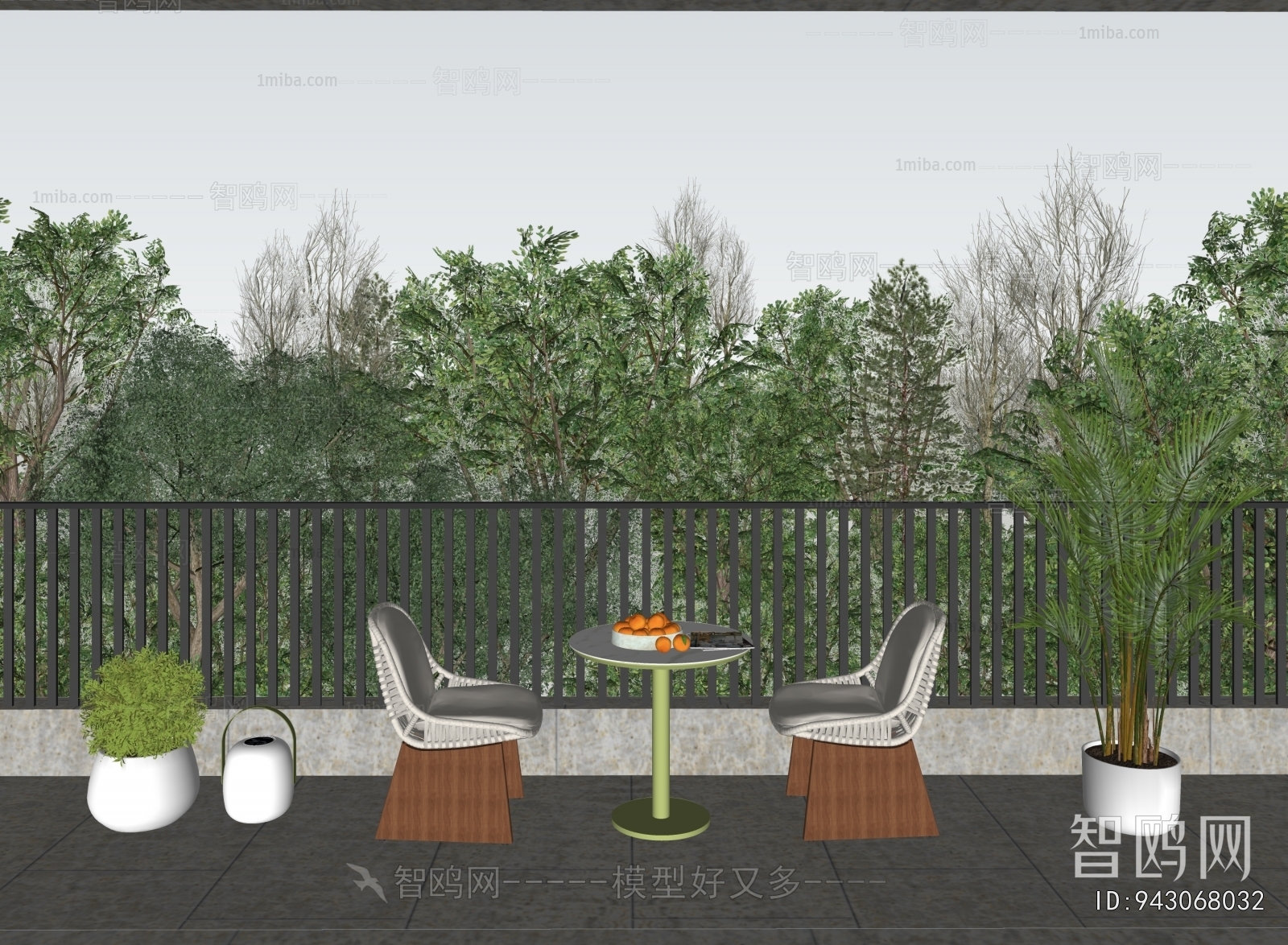 Modern Courtyard/landscape