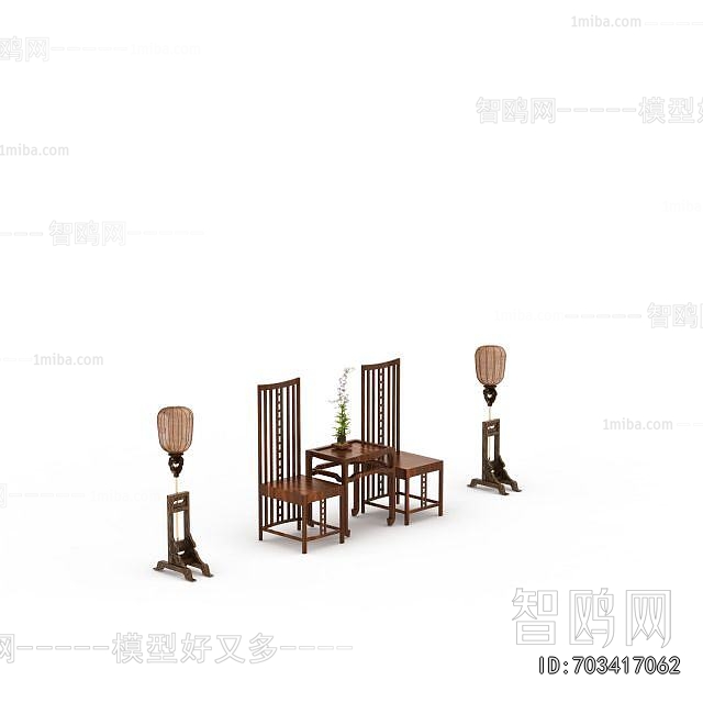 New Chinese Style Lounge Chair