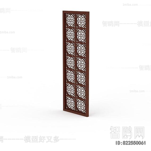 New Chinese Style Wooden Screen Partition