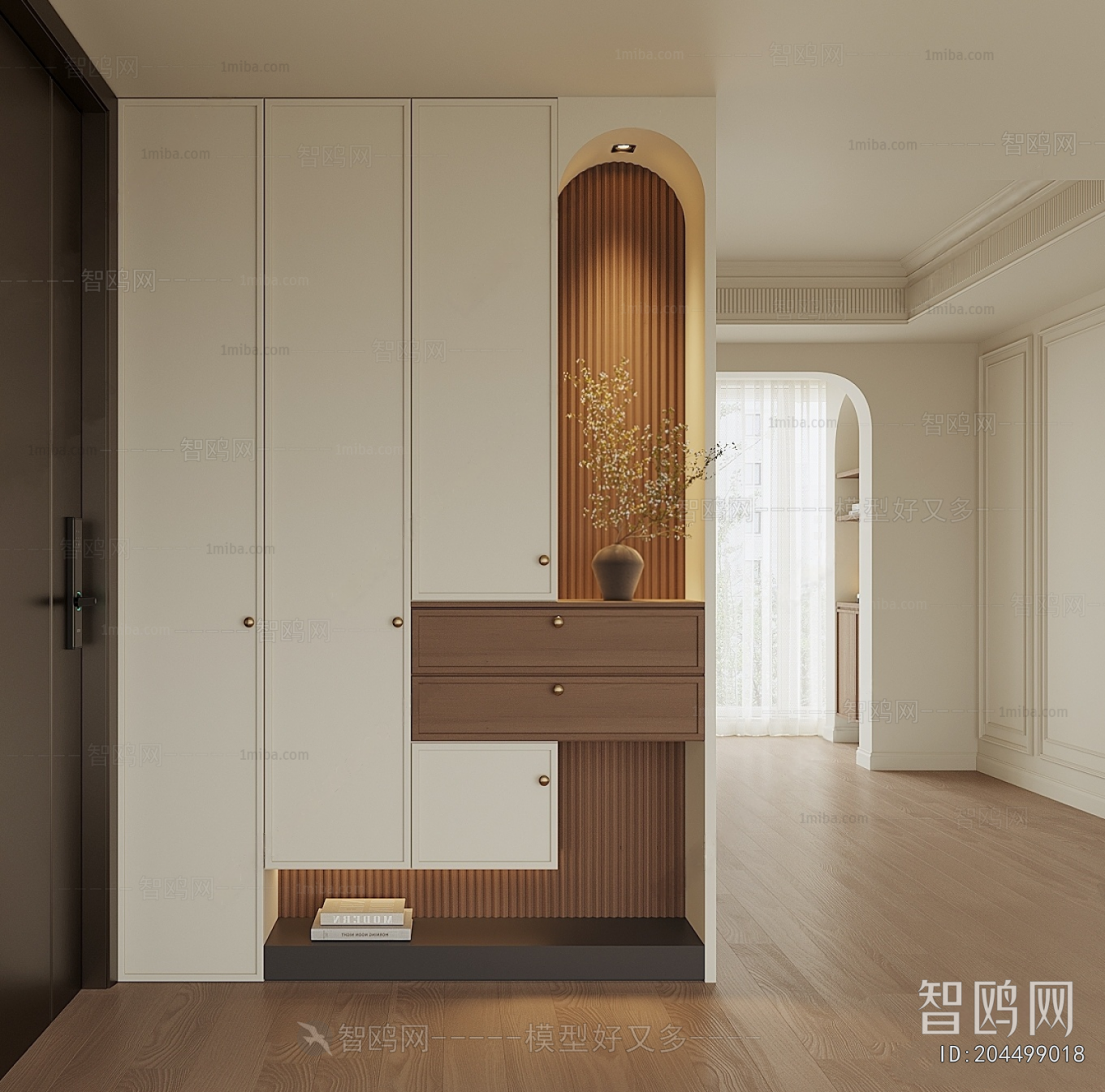 French Style Shoe Cabinet