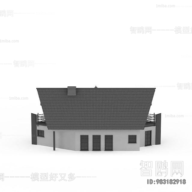 New Chinese Style Building Appearance