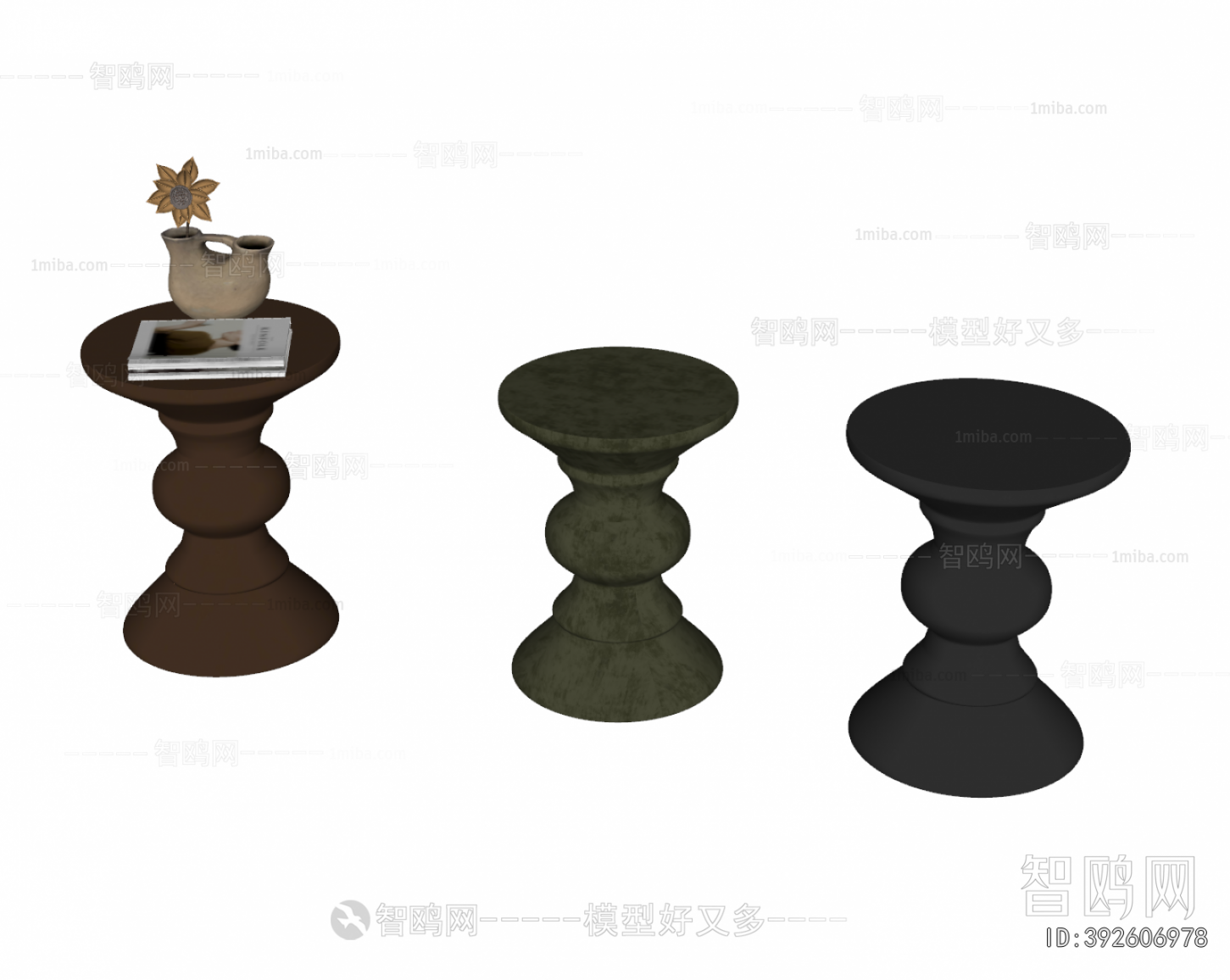 Wabi-sabi Style Side Table/corner Table