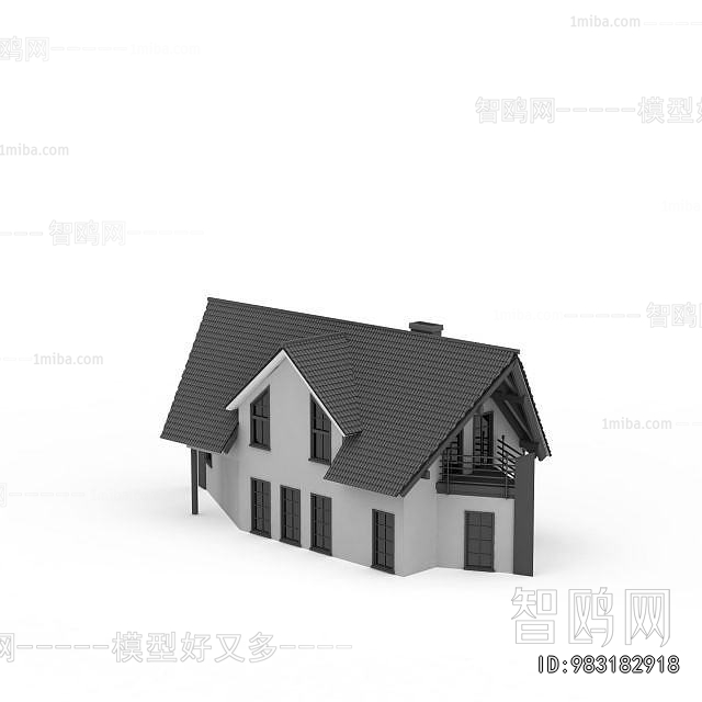 New Chinese Style Building Appearance