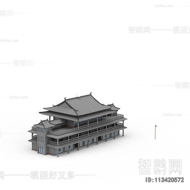 Chinese Style Ancient Architectural Buildings