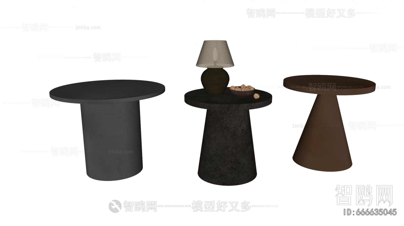 Wabi-sabi Style Side Table/corner Table