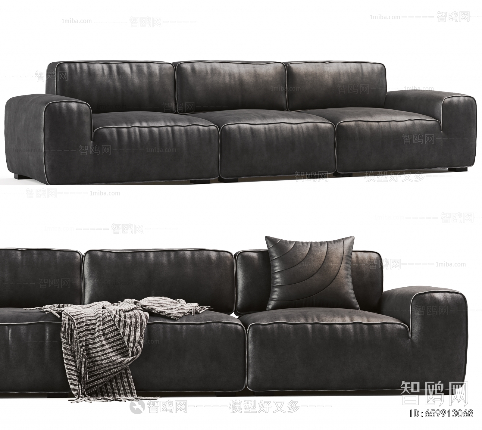 Modern Three-seat Sofa
