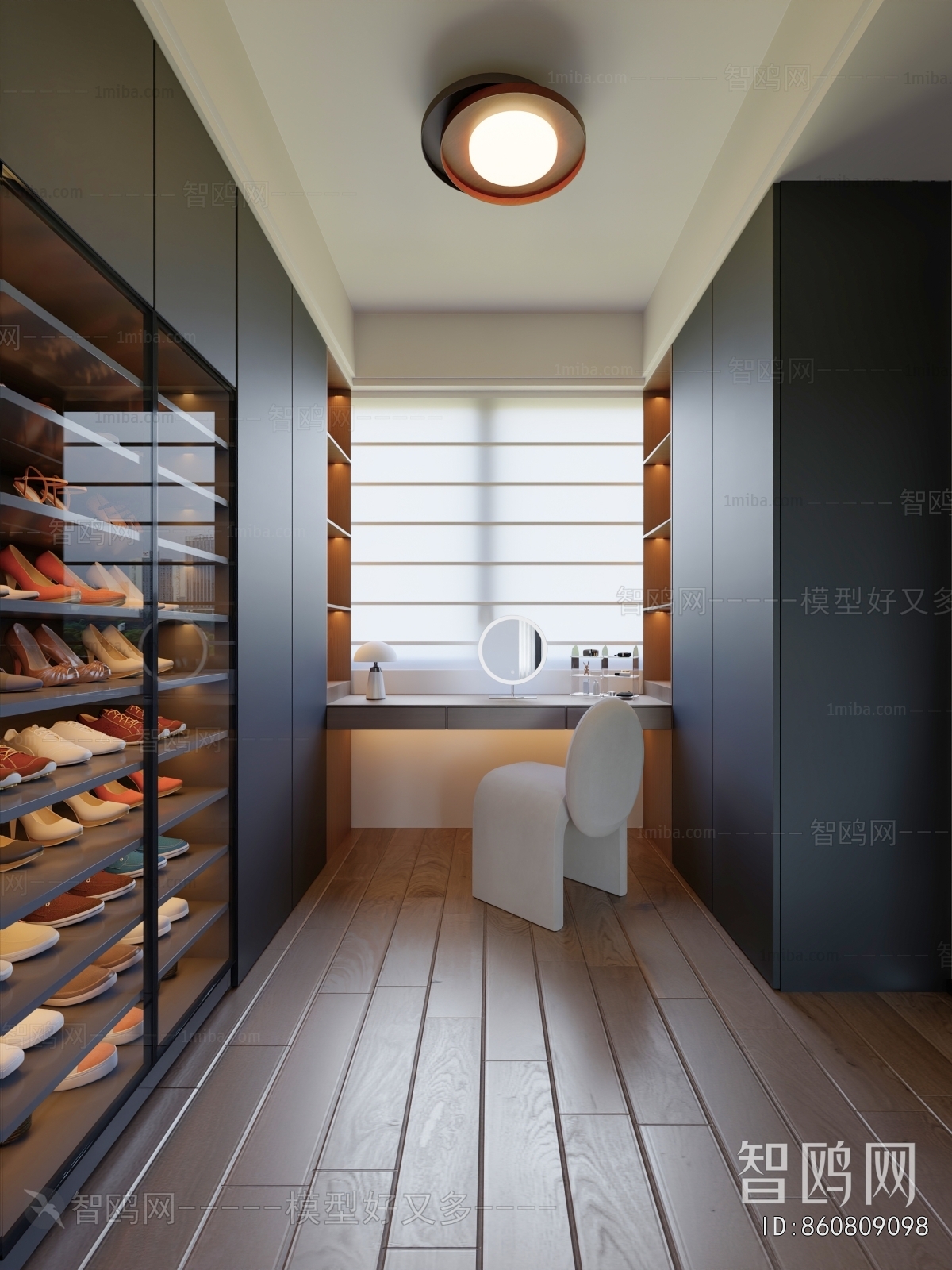 Modern Clothes Storage Area