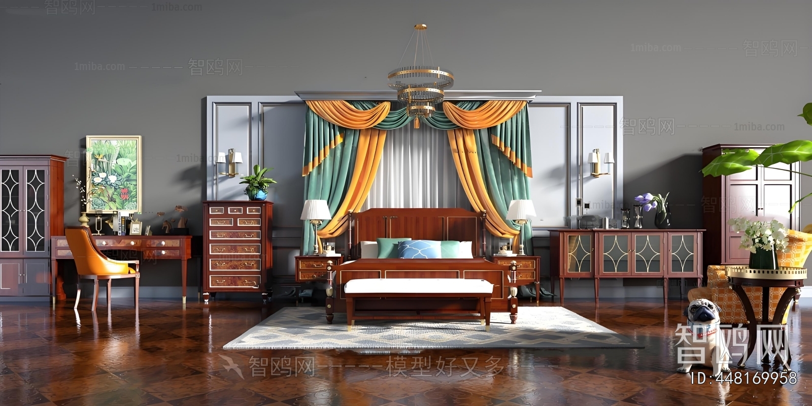 American Style Double Bed