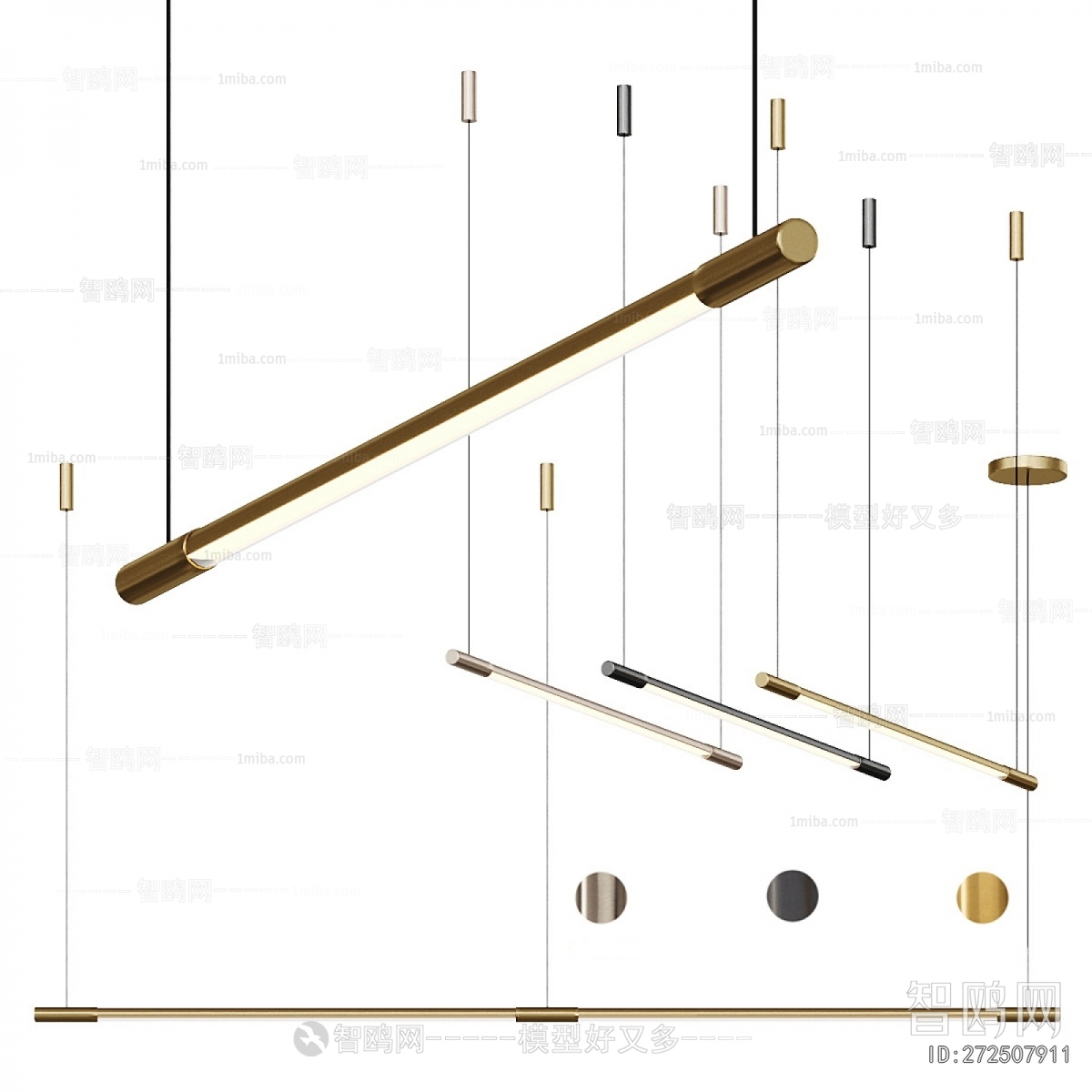 Modern Long Chandelier