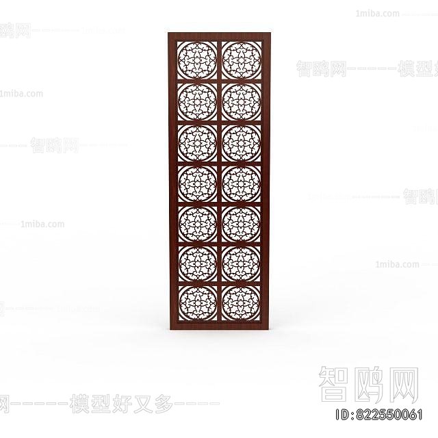New Chinese Style Wooden Screen Partition