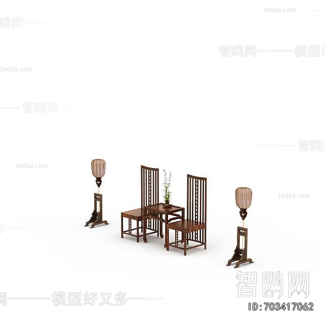 New Chinese Style Lounge Chair