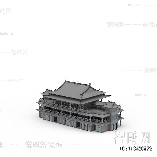 Chinese Style Ancient Architectural Buildings