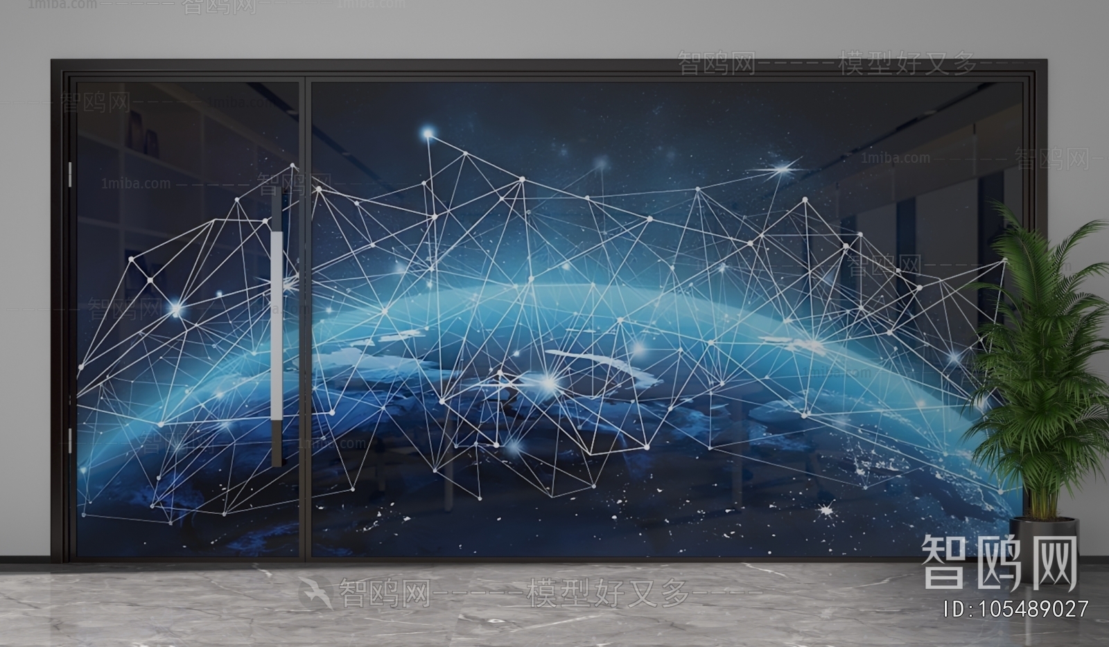 Modern Glass Screen Partition