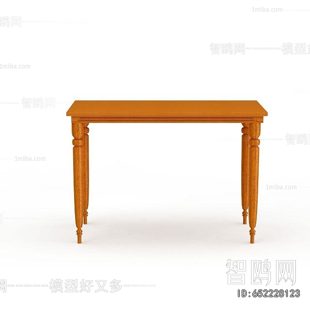 Simple European Style Dining Table